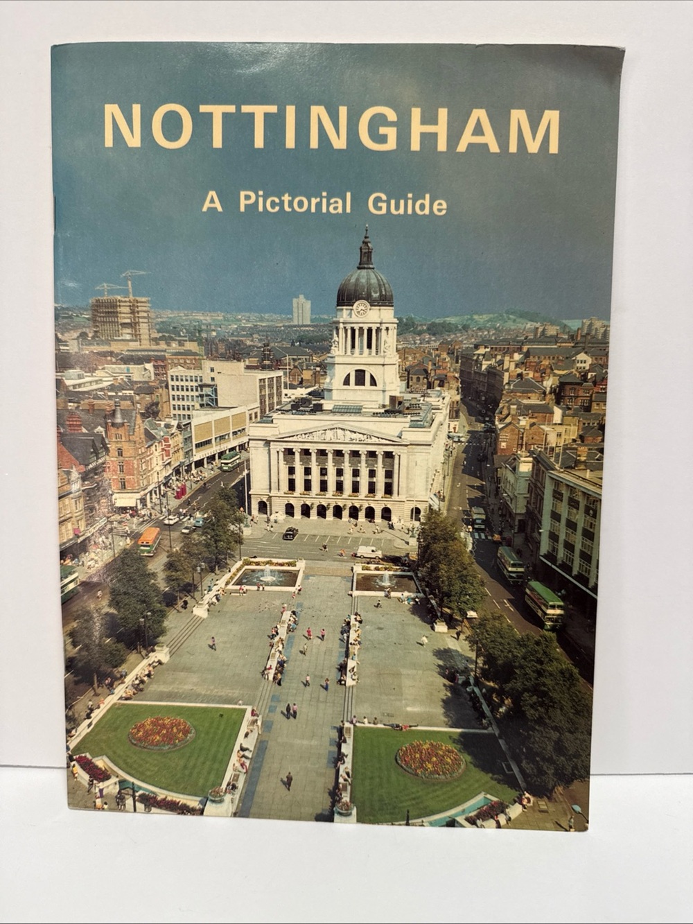 Nottingham The British Isles Travel Souvenir Pamphlet Booklet 1970s Map Guide.